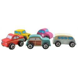 Discoveroo Wooden Beach Car Set