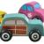 Discoveroo Wooden Beach Car Set