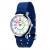 EasyRead Time Teacher Watch Navy Strap - Rainbow Face