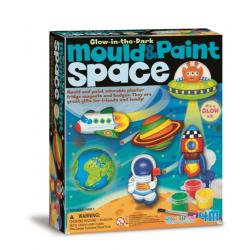 Mould and Paint Space Glow in the Dark
