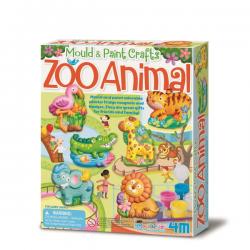 Mould and Paint Zoo Animals Kit