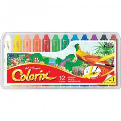 Colorix Silky Crayons 12 Pack
