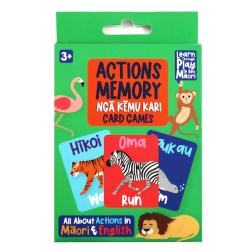 Te Reo Maori Actions Memory Card Games