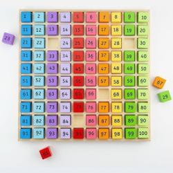 Wooden Number Tray