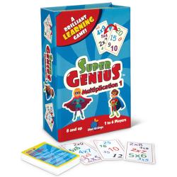 Super Genius Multiplication 1 Card Game