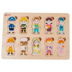 Career People Wooden Puzzle