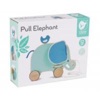 Wooden Pull Elephant