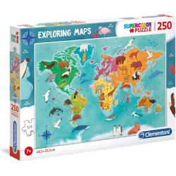 Exploring Maps 250 Piece Puzzle