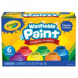 Crayola Washable Project Paint 6 Pack