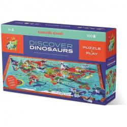 Discover Dinosaurs 100 Piece Puzzle and Play Set