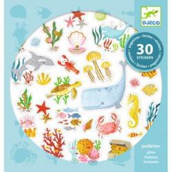 Djeco Glitter Stickers Aqua Dream