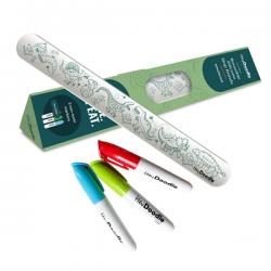 Reusable Silicone Slap Band Sketchband Set - DinoRoar Dinosaurs