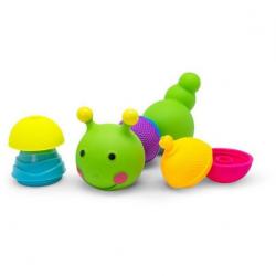 Lalaboom Catersplash Caterpillar Bath Toy