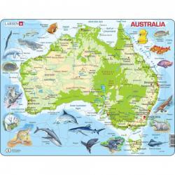 Map of Australia 65 Piece Puzzle