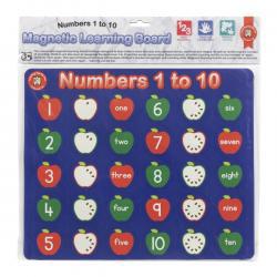 Numbers 1 to 10 Magnetic Learning Board