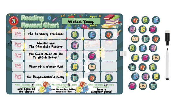 Magnetic Reading Reward Chart
