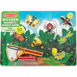Wooden Magnetic Bug Catching Game
