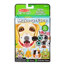 Make a Face Pets Reusable Sticker Pad