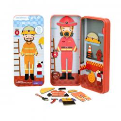 Dream Big Magnetic Puzzle Box - Firefighter
