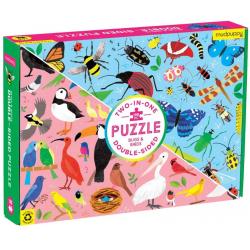 Mudpuppy Bugs and Birds Double-Sided Puzzle
