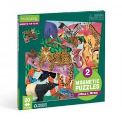 Safari and Jungle Magnetic Puzzles