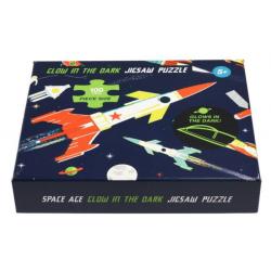 Glow in the Dark Space Age 100 Piece Puzzle