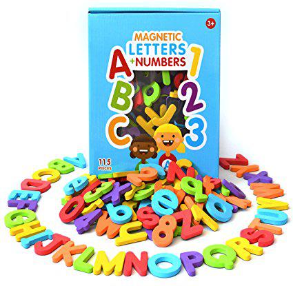 Magnetic Letters and Numbers